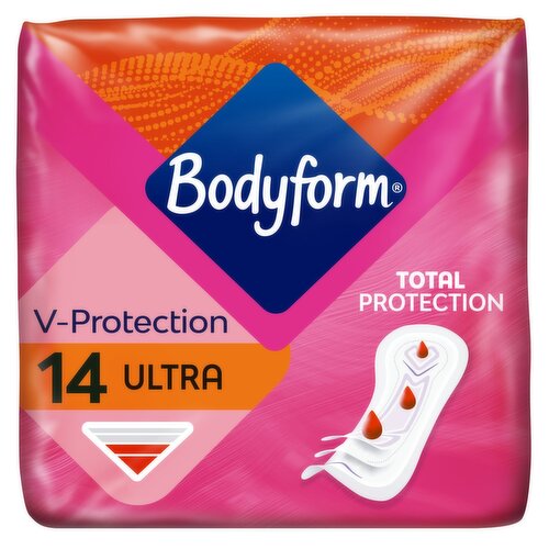 Bodyform Cour-v Ultra Normal Sanitary Towels 14 Pack (14 Piece)