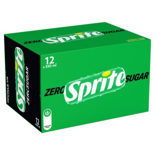 Sprite Zero Sugar Can 12 Pack (330 ml)
