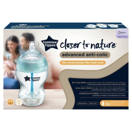 Tommee Tippee Advanced Anti Colic 260ml Bottle (3 Piece)