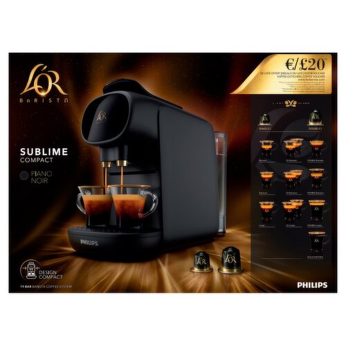 Philips L'or Barista Sublime Coffee Machine Black (1 Piece)