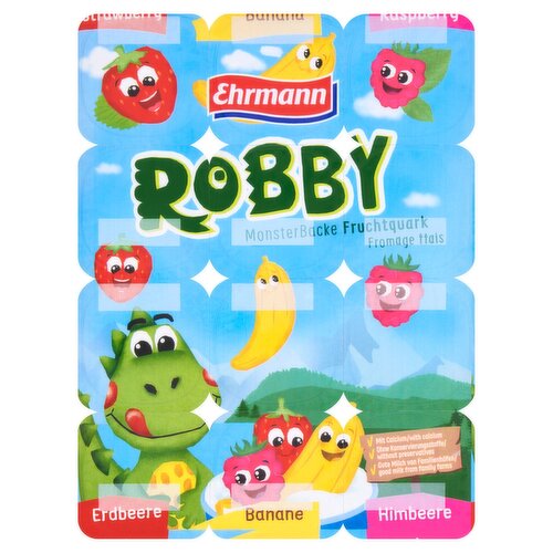 Ehrmann Robby Mixed Fromage Frais 12 Pack (600 g)