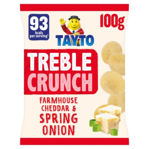 Tayto Treble Crunch Cheese & Onion Sharing Bag (100 g)