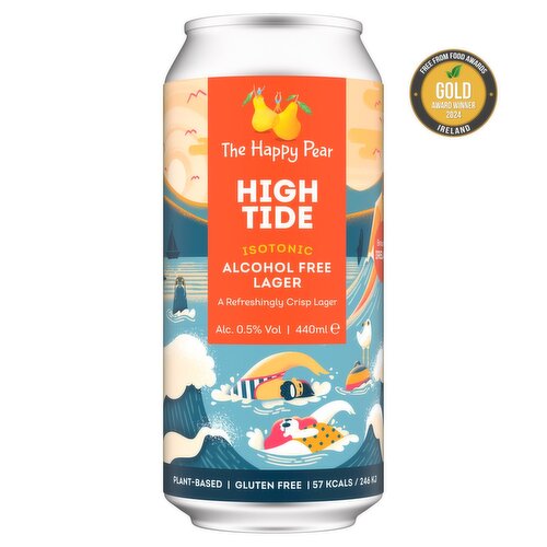 The Happy Pear High Tide Alcohol Free Lager Can (440 ml)