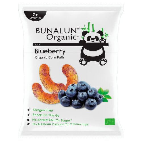 Bunalun Organic Kids Blueberry Puffs (12 g)