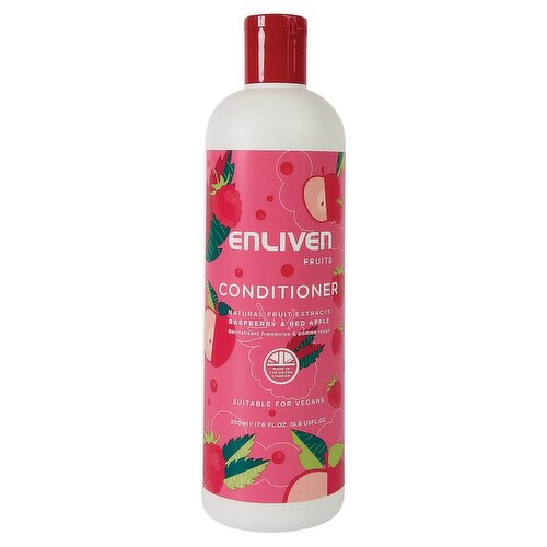 Enliven Naturals Conditioner Raspberry & Red Apple (500 ml)