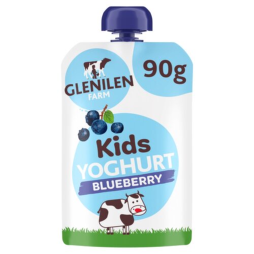 Glenilen Farm Kids Blueberry Yoghurt Pouch (90 g)