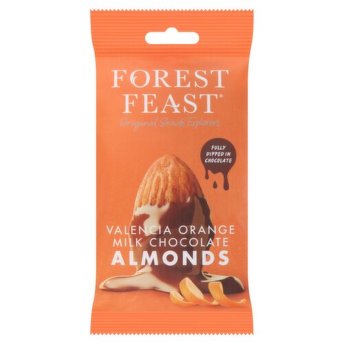 Forest Feast Valencia Orange Milk Chocolate Almonds (40 g)