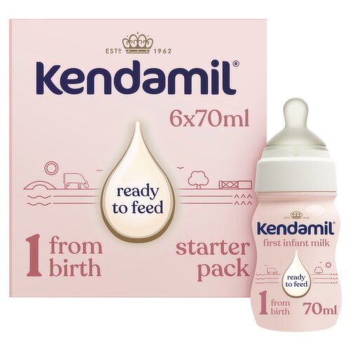 Kendamil Kendamil Infant Milk Ready To Feed 6 Pack (70 ml), 0.42 Litre 