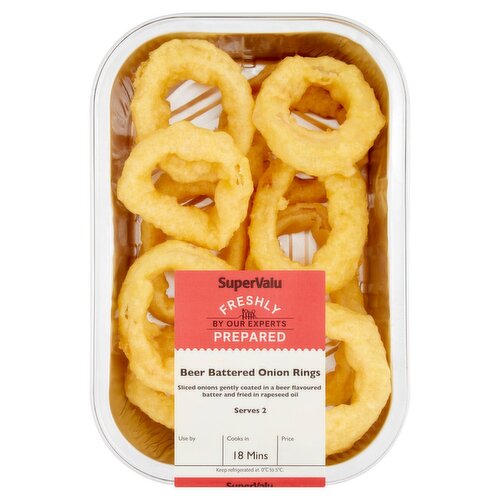 SuperValu Freshly Prepared Beer Battered Onion Rings (200 g)