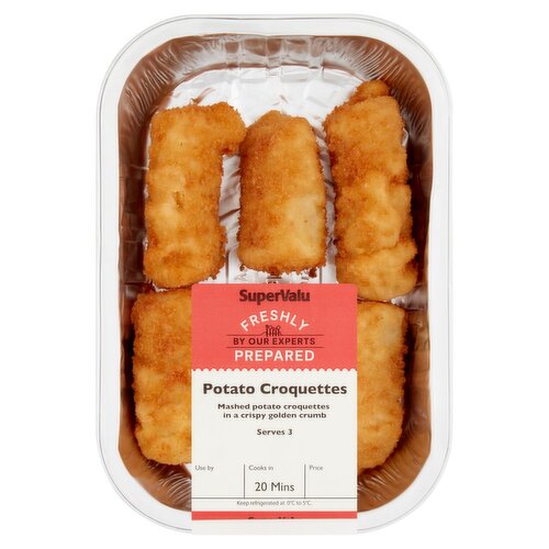 SuperValu Freshly Prepared Potato Croquettes 6 Pack (300 g)