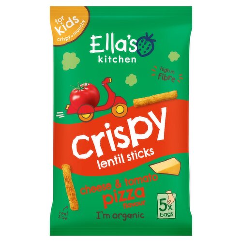 Ella's Kitchen Cheese & Tomato Pizza Lentil Sticks 3 Months 5 Pack (10 g)