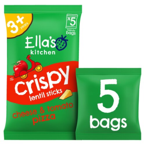 Ella's Kitchen Cheese & Tomato Pizza Lentil Sticks 3 Months 5 Pack (10 g)