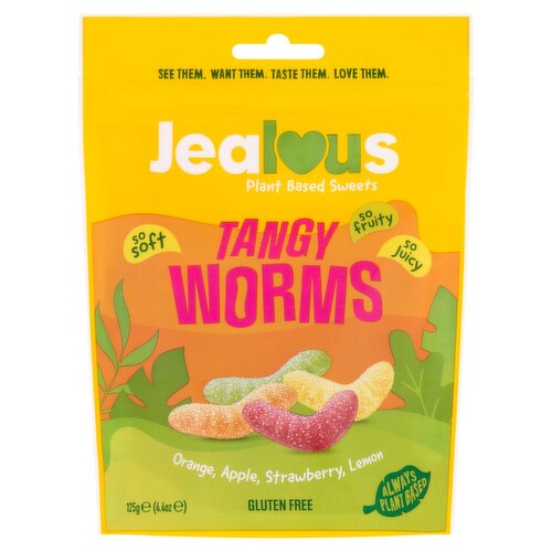 Jealous Sweets Tangy Worms (125 g)