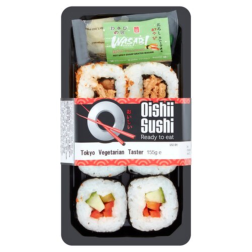 Oishii Sushi Tokyo Vegetarian Taster (155 g)