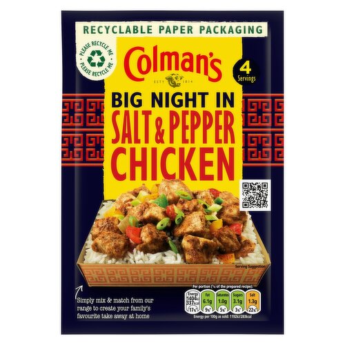 Colmans Big Night In Recipe Mix Salt & Pepper Chicken (23 g)