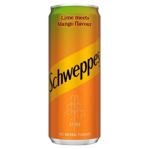 Schweppes Lime & Mango Can (330 ml)