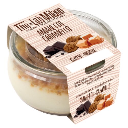 The Lab Milano Amaretto Caramel Mousse Dessert (80 g)