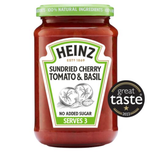 Heinz Sundried Cherry Tomato & Basil Pasta Sauce (350 g)