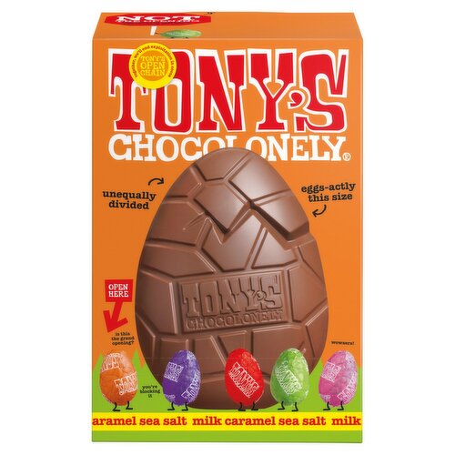 Tony's Caramel & Sea Salt & Minis Easter Egg (242 g)