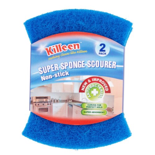 Killeen Super Sponge Scourer 2 Pack (2 Piece)