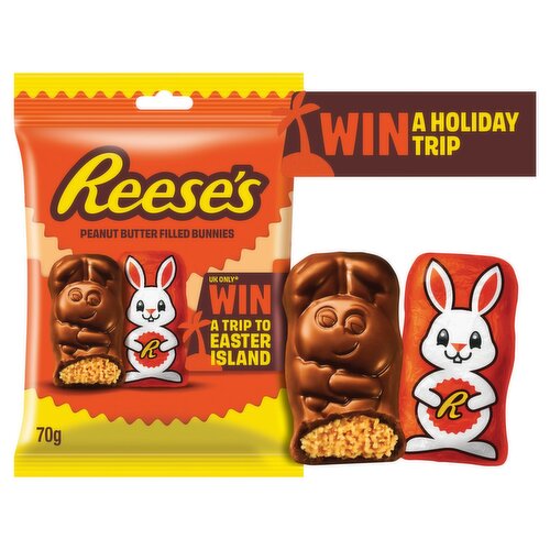 Reese's Milk Chocolate & Peanut Butter Bunnies Bag (70 g)