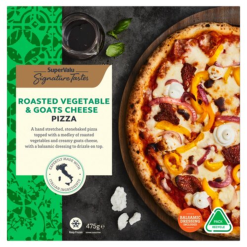 SuperValu Signature Tastes Roasted Vegetable & Goats Cheese Pizza (475 g)