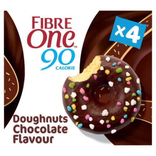 Fibre One Chocolate Doughnuts 4 Pack (23 g)