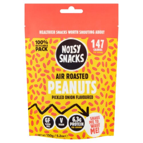 Noisy Snacks Pickled Onion Air Roasted Peanuts (150 g)