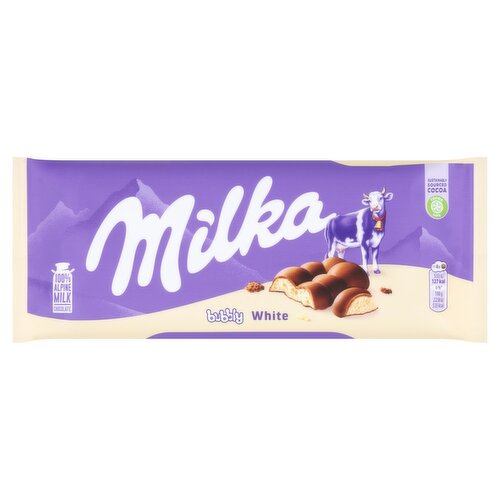 Milka Milk & White Bubbly Bar (95 g)