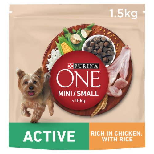 Purina One Small Dog Active Chicken & Rice (1.5 kg)