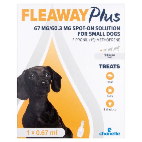 Fleaway Plus Small Dogs 1 Pack (0.67 ml)