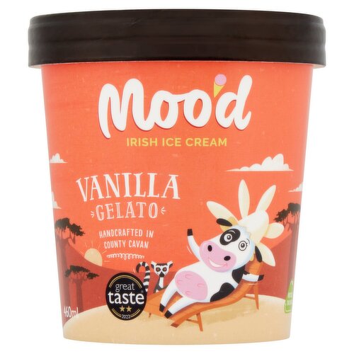 Moo'd Vanilla Ice Cream (460 ml)