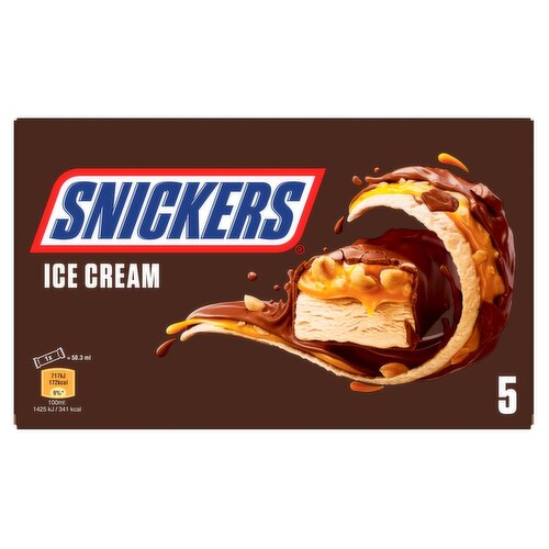 Snickers Ice Cream Bar 5 Pack (50.3 ml)