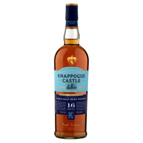 Knappogue Castle Single Malt Irish Whiskey 16 Year Old Bottle (70 cl)