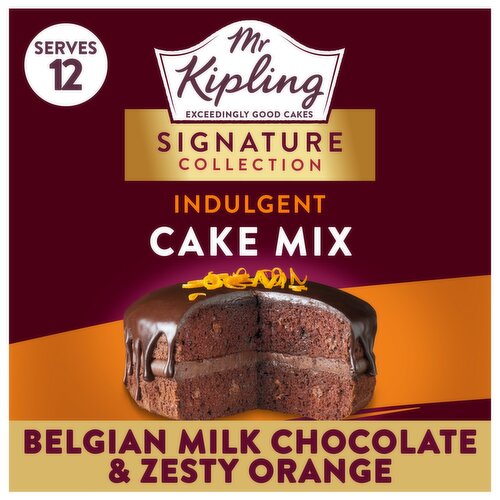 Mr Kiplinf Belgian Milk Chocolate & Zesty Orange Indulgent Cake Mix (416 g)