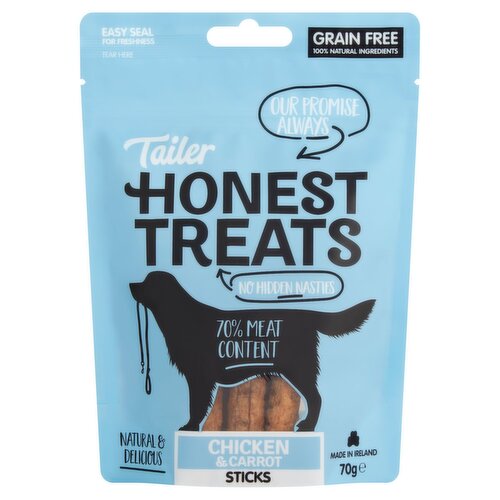 Tailer Honest Treats Chicken & Carrot Sticks (70 g)