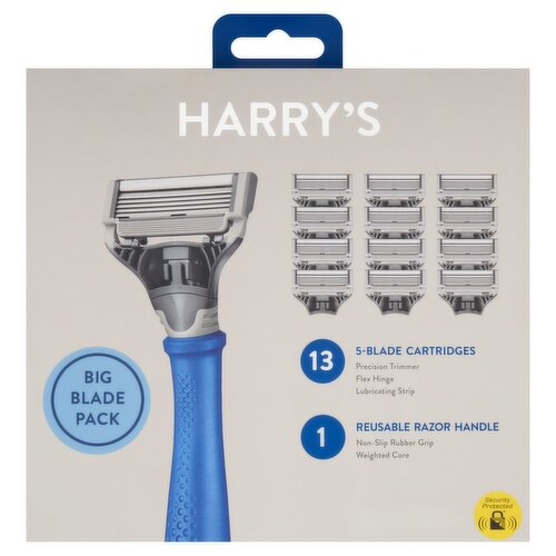 Harry's Razor + 13 x 5 Blade Cartridges Big Pack (1 Piece)