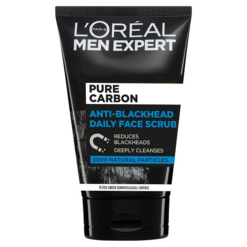 L'Oreal Men Expert Pure Carbon Anti Blackhead Face Scrub (100 ml)