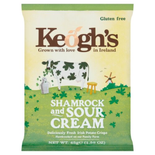 Keogh's Shamrock & Sour Cream Crisps (45 g)