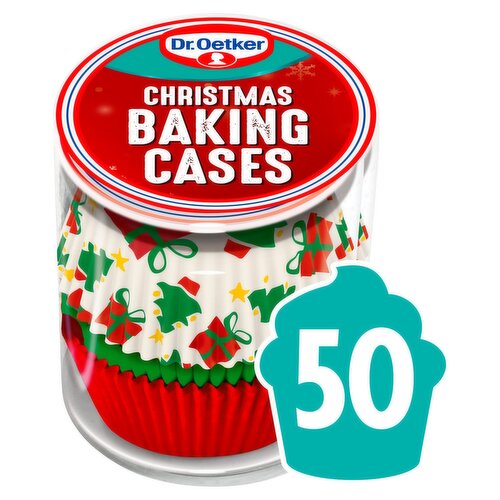 Dr. Oetker Christmas Baking Cases (50 Piece)