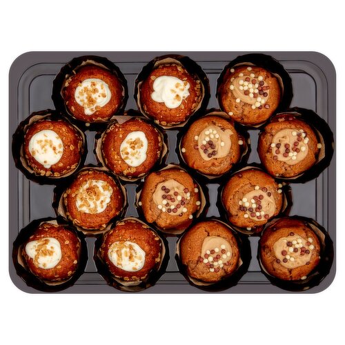 Iced Carrot & Iced White Chocolate Hazelnut Muffin (100 g)