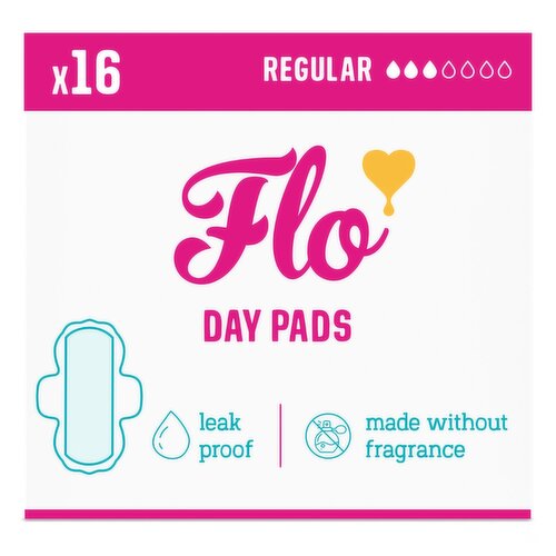 Flo Bamboo Winged Ultra Thin Day Pads (16 Piece)