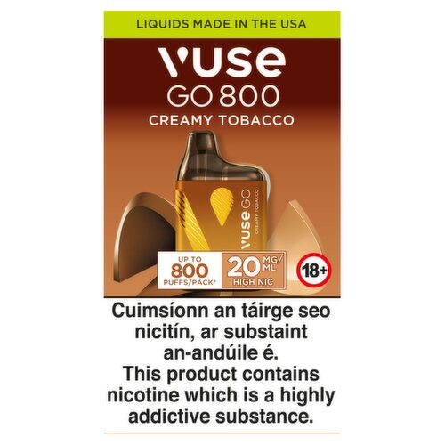 Vuse Go 800 Creamy Tobacco 20mg (1 Piece)