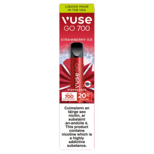 Vuse Go 700 Strawberry Ice Disposable 20mg (1 Piece)