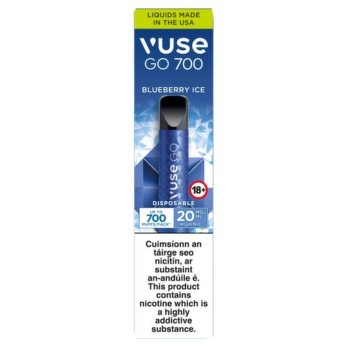 Vuse Go 700 Blueberry Ice Disposable 20mg (1 Piece)