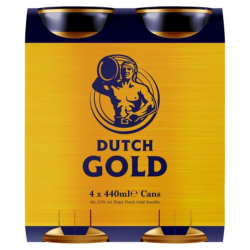 Dutch Gold Can 4 Pack (440 ml)