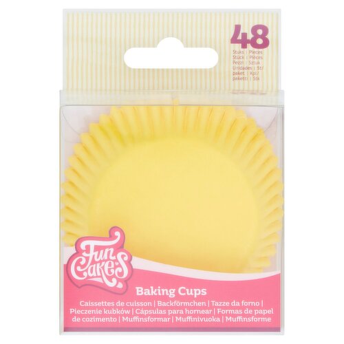 FunCakes Yellow Baking Cups 48 Pack (1 Piece)