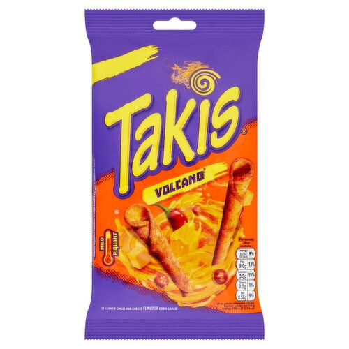 Takis Volcano Cheese & Chilli Corn Snack (100 g)