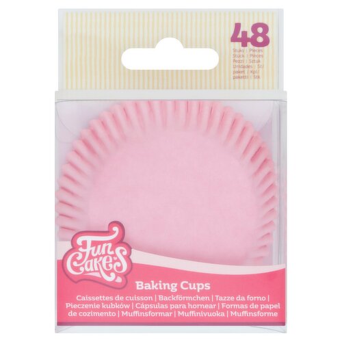 FunCakes Light Pink Baking Cups 48 Pack (1 Piece)