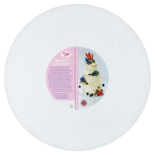 Tala Round Silver Cake Board 12Inch/30cm (1 Piece)